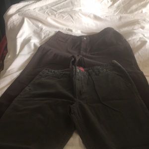 Jeans Brown Lee Khakis & Gray Gloria Vanderbilt